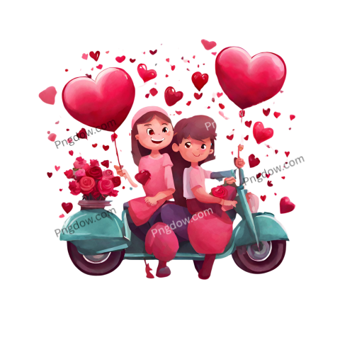 Valentine day hard PNG transparent image free