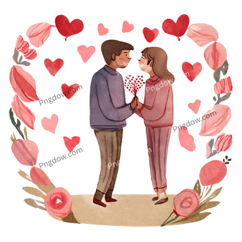 Find Romantic Valentine's Day Love Heart PNG Images with Transparent Background