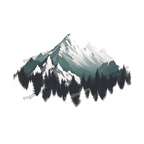 High Quality Mountain PNG Image with Transparent Background Download Now!