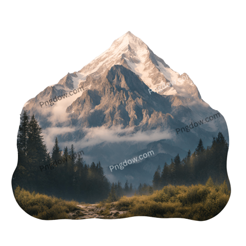 High resolution Mountain PNG