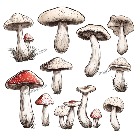 Stunning Mushroom PNG Image with Transparent Background   Free Download