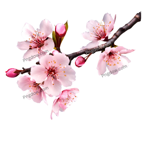 Stunning Sakura PNG Image with Transparent Background Downloaded