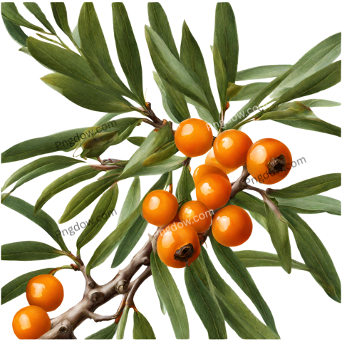 Sea buckthorn PNG image with transparent background Sea buckthorn PNG