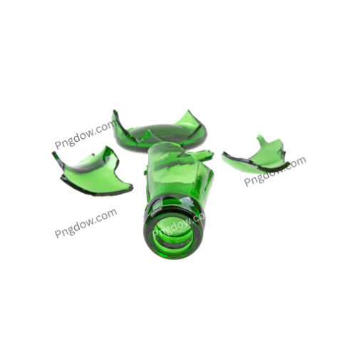 Broken bottle PNG image with transparent background, broken bottle png (9)