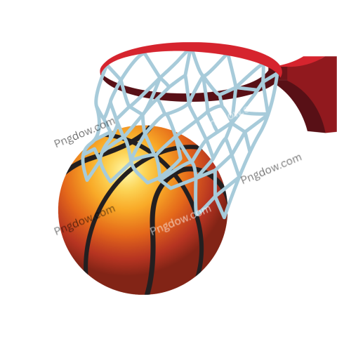 Ball Inside the Ring Basket, transparent background