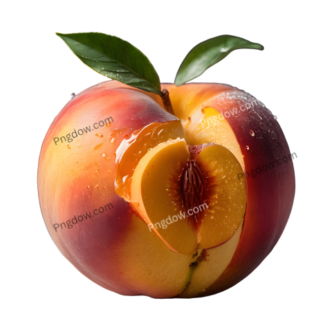 High Quality Peach PNG Image with Transparent Background Download Now!