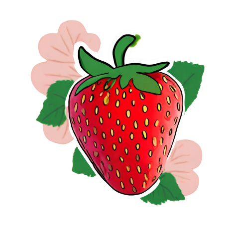 strawberry png cartoon image