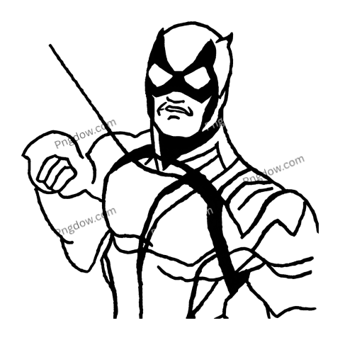 Doodle Daredevil PNG, Daredevil PNG, (5)