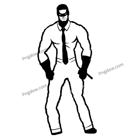 Doodle Daredevil PNG, Daredevil PNG, (11)