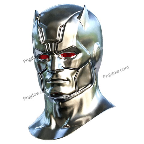 3D chrome Daredevil PNG, Daredevil PNG (3)