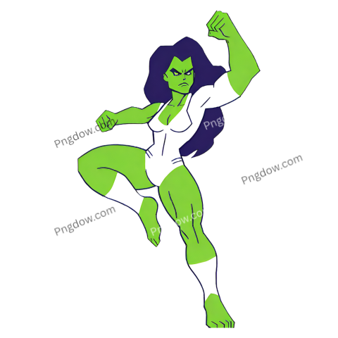 She Hulk PNG, vector, clipart