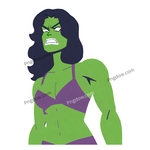 Exclusive She-Hulk Sticker PNGs: Access Your Superpowered Collection Now