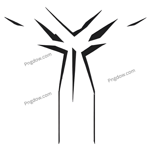 Black Bolt Png logo image for free