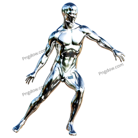 From the Waves to Your Screen: The Coolest Silver Surfer Clipart PNGs