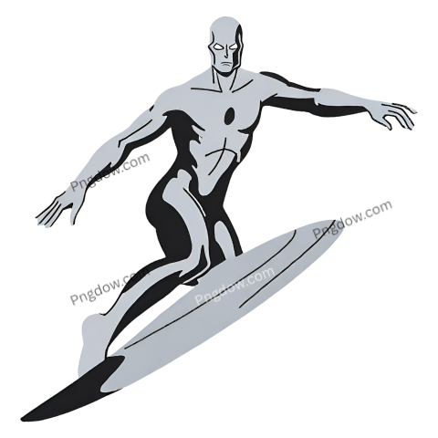 Shining Bright: Where to Find the Best Silver Surfer PNG Images