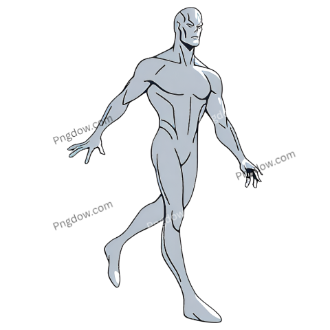 Unleash the Power of the Silver Surfer: PNG Images for Marvel Fans