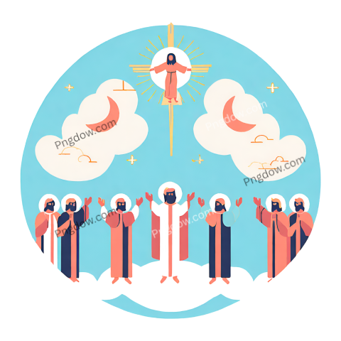 Elevate Your Designs: Ascension Day Transparent Background Images to Use