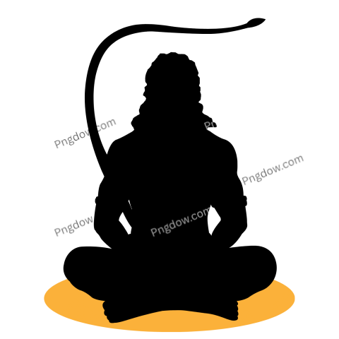 hanuman png black