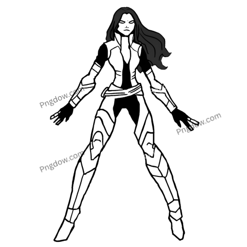 gamora png Doodle