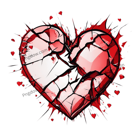 broken heart png transparent background