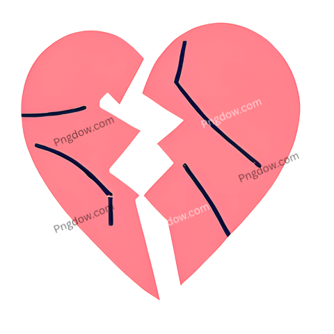 bleeding broken heart png