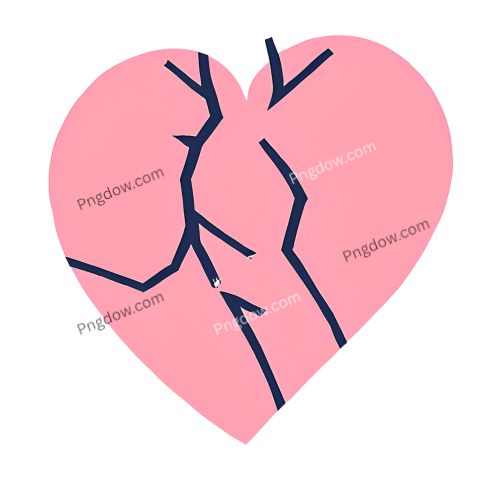 broken heart png picsart