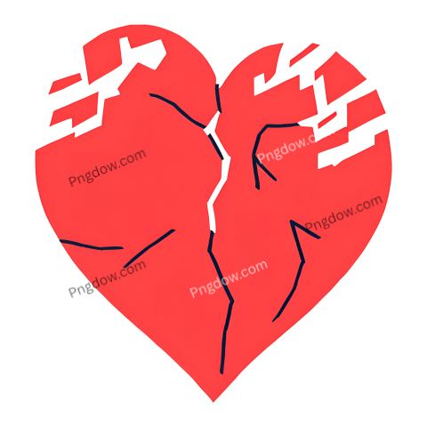 broken heart png transparent background (6)