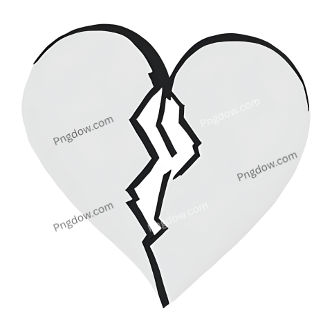 broken heart png transparent background (8)