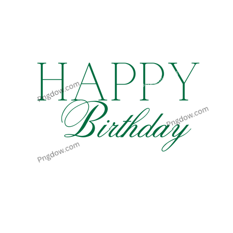 happy birthday png template