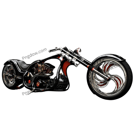 Black and red motorcycle on green background  Bike PNG