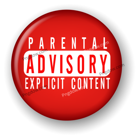 parental advisory png 3D