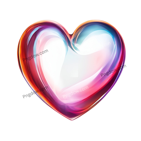 Heart shaped SVG with vibrant swirl design, ideal for romantic projects