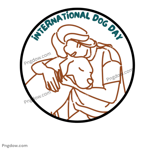 International Dog Day PNG image
