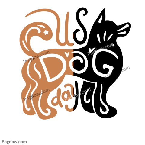 International Dog Day PNG image download