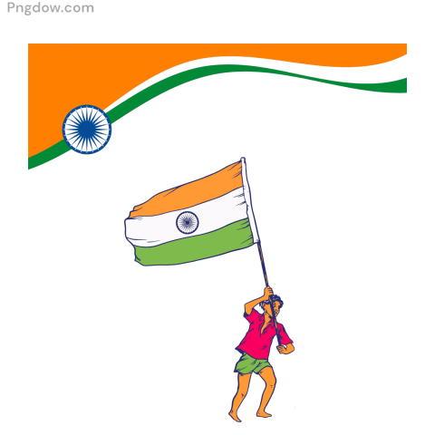 indian flag transparent background