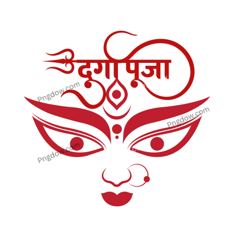 Durga Puja Durga Ashtami Navaratri, Dussehra, holidays, text png