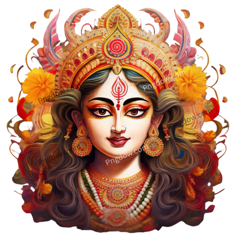 logo durga puja png