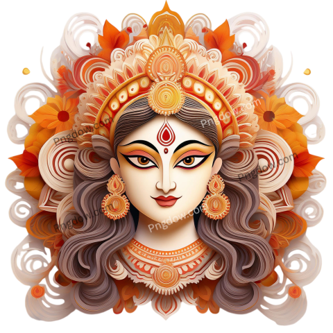 design durga puja png