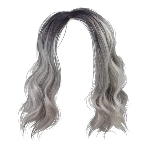 white hair png