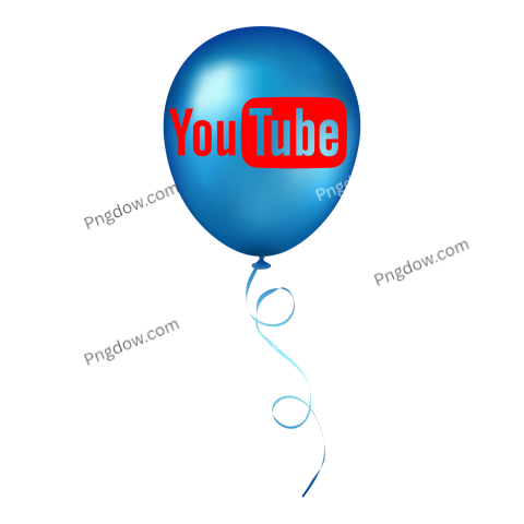 youtube logo balloon png