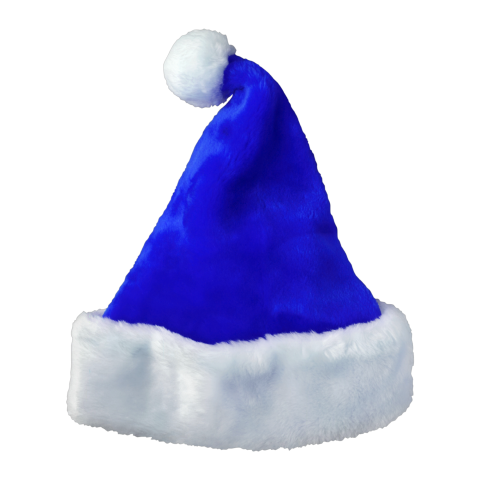 santa blue hat png