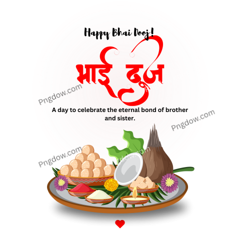 transparent bhai dooj png