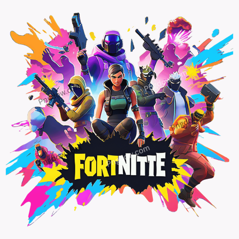 Fortnite logo displayed on a Nintendo Switch, highlighting the game's arrival on the popular gaming console