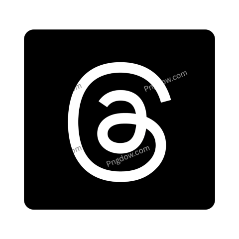 threads logo png transparent